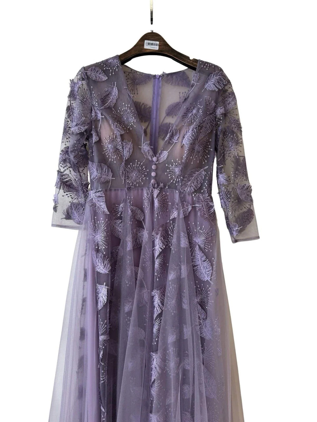 Vestido de Ensueño en Tul con Bordados Florales