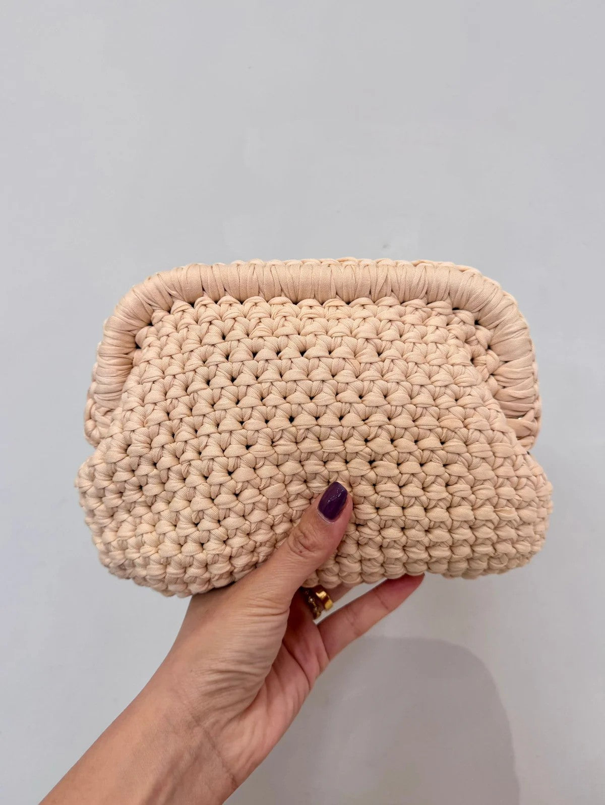 Bolso " Chic" de Punto Artesanal